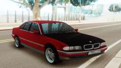 BMW 730 E38 Red Black for GTA San Andreas