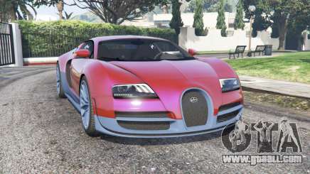 Bugatti Veyron Super Sport 2010 v2.0 [replace] for GTA 5