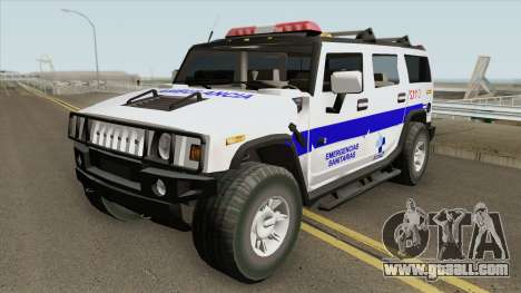Hummer H2 Ambulance for GTA San Andreas