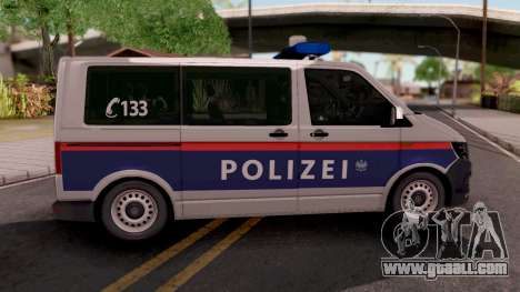 Volkswagen Transporter T6 Osterreich Polizei for GTA San Andreas