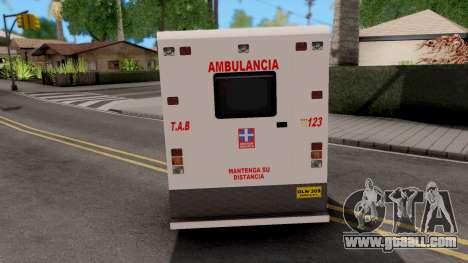 Ford F-150 Ambulancia de Bogota for GTA San Andreas