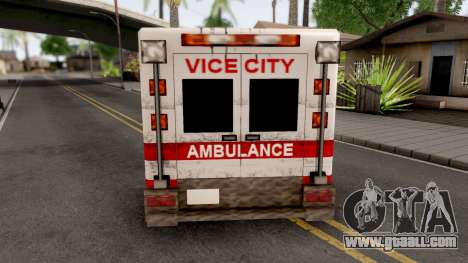 Ambulance from GTA VCS for GTA San Andreas
