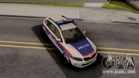 Skoda Octavia Polizei for GTA San Andreas