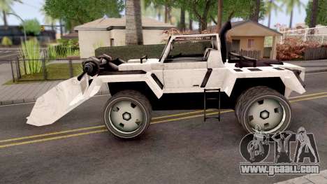Bulldozer from GTA VCS for GTA San Andreas