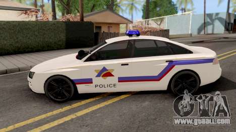 Obey Tailgater 2012 Hometown PD Style for GTA San Andreas