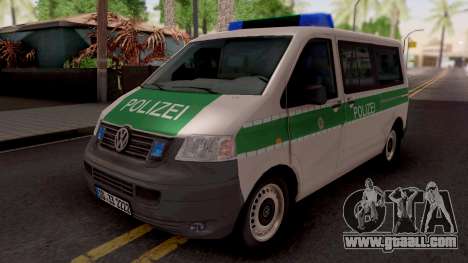 Volkswagen Transporter T5 Polizei for GTA San Andreas