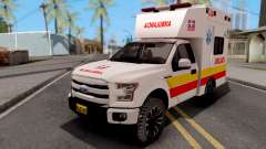 Ford F-150 Ambulancia de Bogota for GTA San Andreas