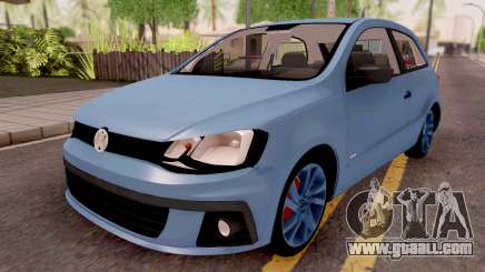 Volkswagen Gol Trend Blue for GTA San Andreas