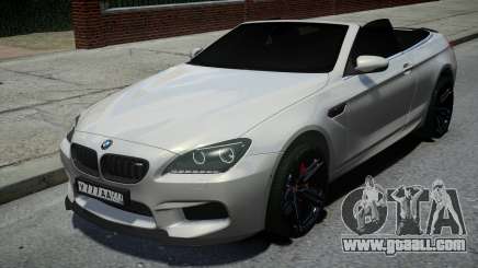 BMW M6 Convertible White for GTA 4