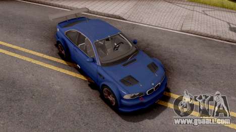 BMW M3 E46 GTR for GTA San Andreas