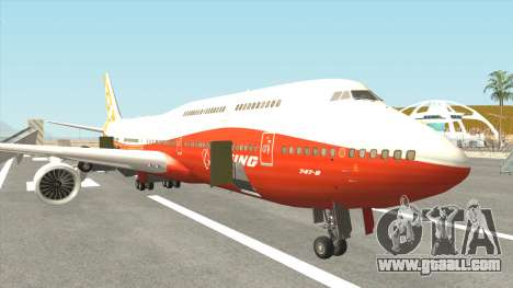 Boeing 747-8i (Boeing House Sunrise) for GTA San Andreas