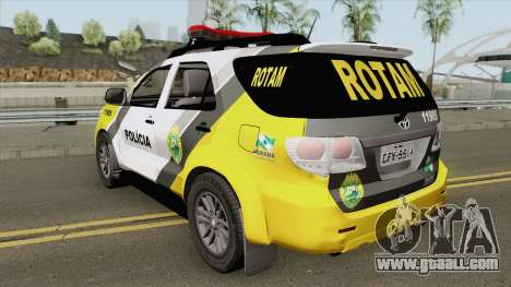 Toyota Hilux SW4 2014 ROTAM PR for GTA San Andreas