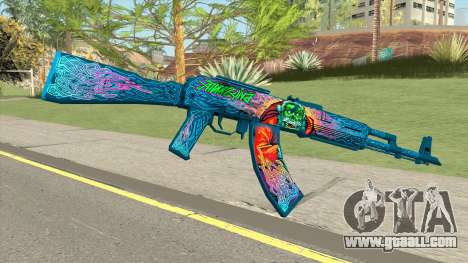 Warface AK-103 (Evil Santa) for GTA San Andreas
