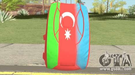 New Parachute (Azerbaijan Flag) for GTA San Andreas
