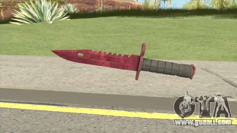 CS:GO M9 Bayonet (Doppler Ruby) for GTA San Andreas