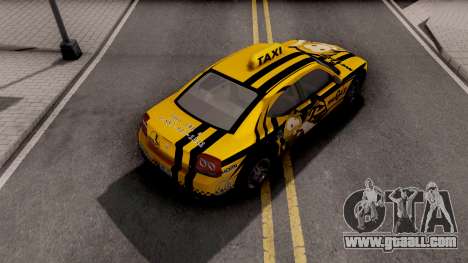 Dodge Charger SRT8 Taxi Itasha for GTA San Andreas