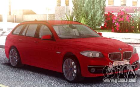 BMW 530D Touring Red for GTA San Andreas
