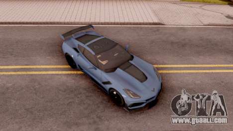 Chevrolet Corvette ZR1 2019 for GTA San Andreas