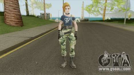 Creative Destruction - Female Soldier for GTA San Andreas