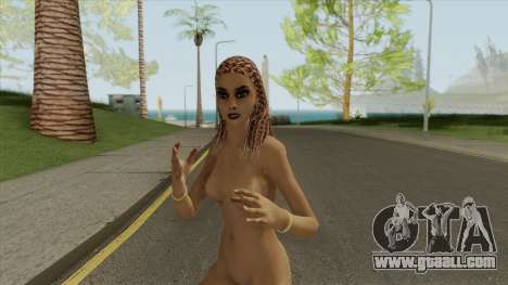 Sasha Rasta Nude for GTA San Andreas