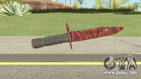 CS:GO M9 Bayonet (Slaughter) for GTA San Andreas