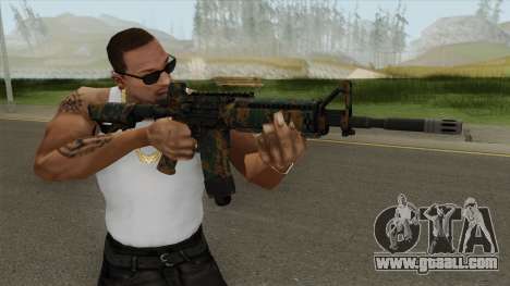 Warface M4A1 (Woodland) for GTA San Andreas