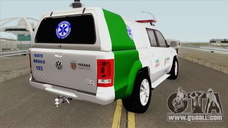 Volkswagen Amarok TDI (SIATE MEDICO) for GTA San Andreas