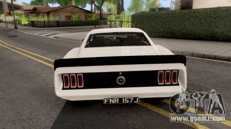 Ford Mustang Fastback 1969 Fast and Furious 6 for GTA San Andreas