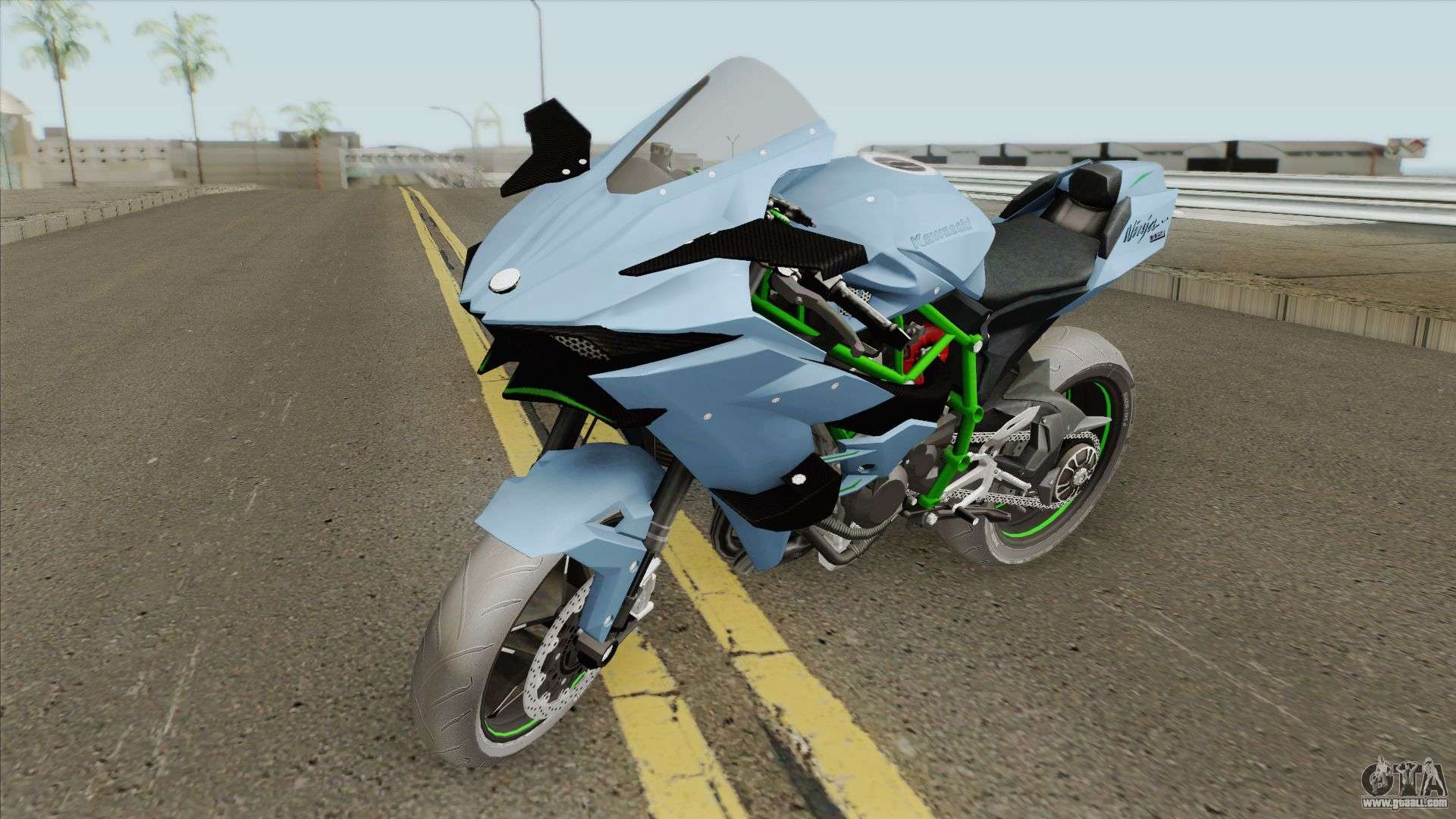 Kawasaki Ninja H2R 2022 for GTA San Andreas