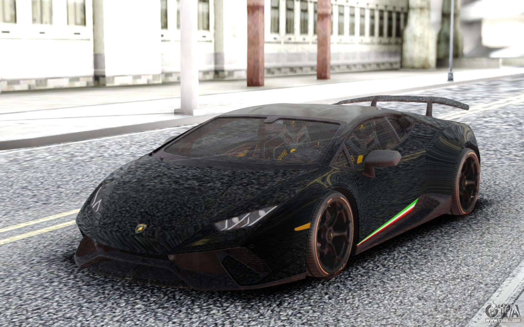 Lamborghini Huracan Performante Black for GTA San Andreas