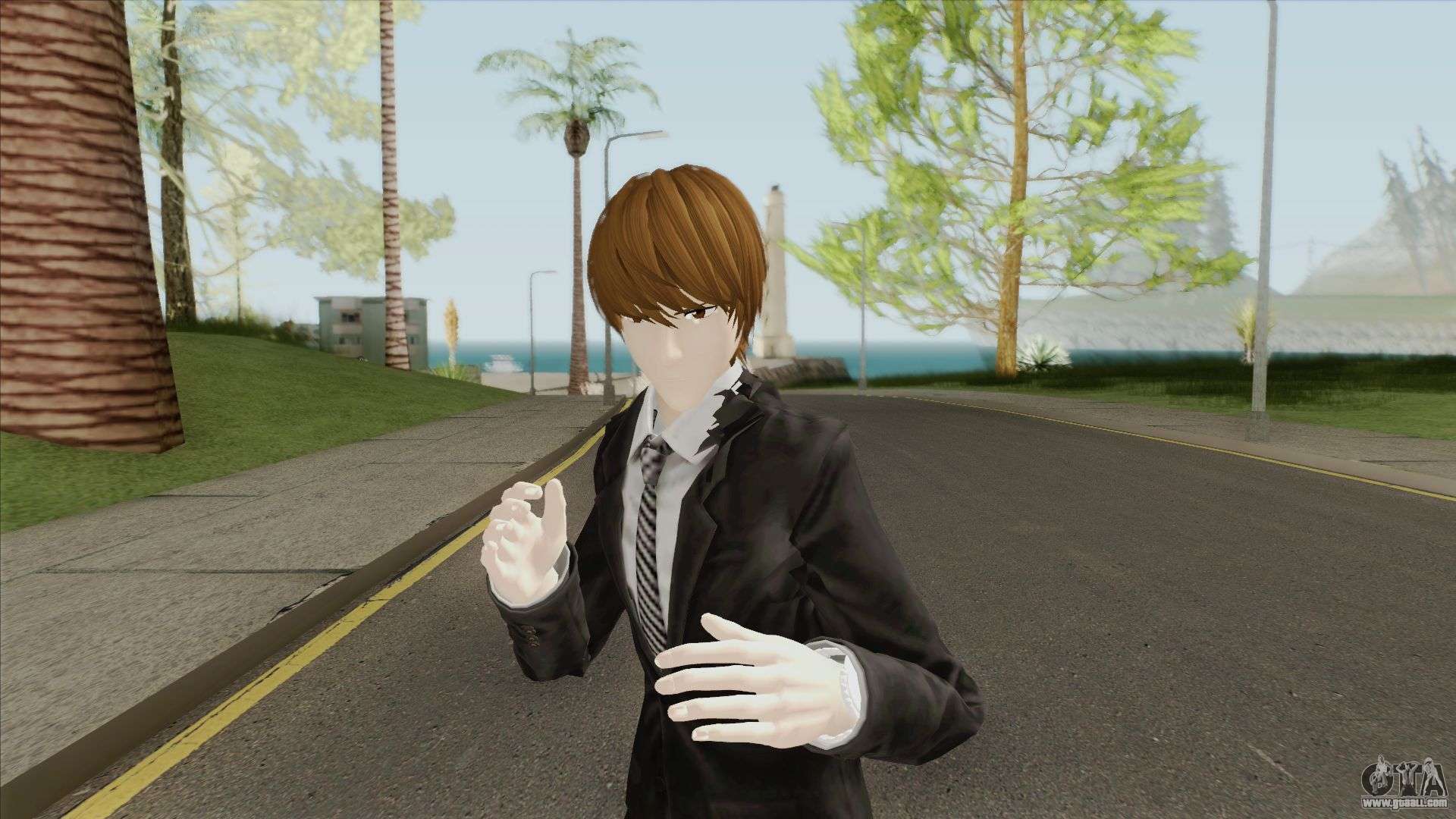 Light Yagami Skin V2 (Death Note) for GTA San Andreas