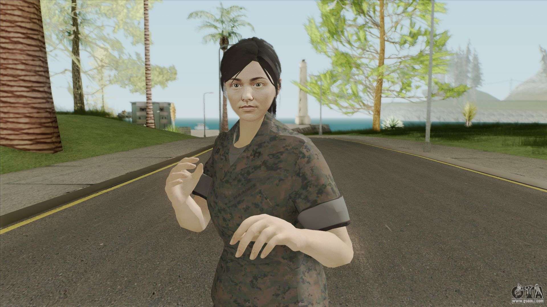 Download Random female skin from GTA Online # 9 for GTA San Andreas