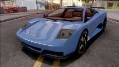 GTA V Pegassi Infernus Blue for GTA San Andreas