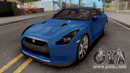 Nissan GT-R R35 Blue for GTA San Andreas