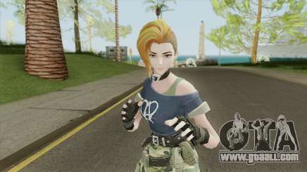 Creative Destruction - Female Soldier for GTA San Andreas