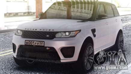 Range Rover Sport SVR White for GTA San Andreas