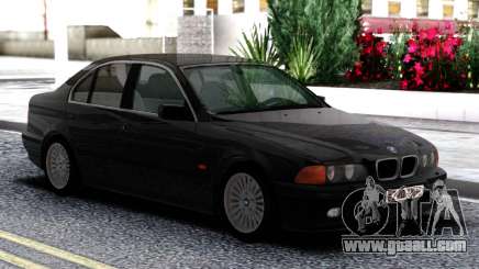 BMW 540i E39 Black for GTA San Andreas