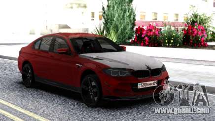 BMW M5 F90 Red-Black for GTA San Andreas