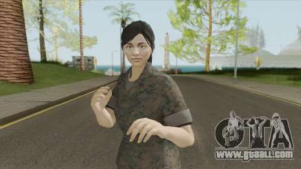 GTA Online Random Skin 29 (Female U.S. Miltary) for GTA San Andreas