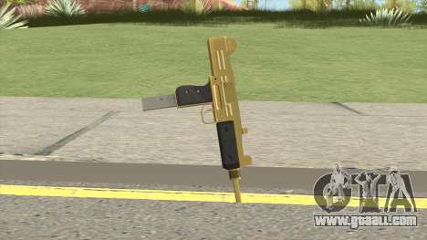 Gold Uzi GTA IV EFLC for GTA San Andreas
