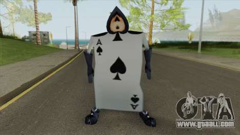 Card Of Spades (Alice In Wonder Land) for GTA San Andreas