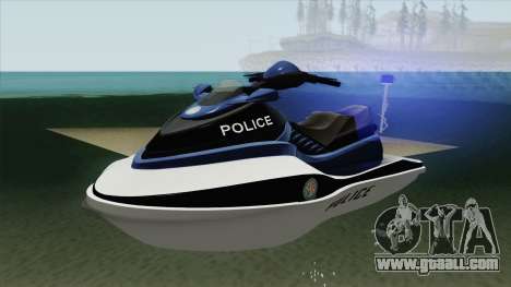 Seashark Police GTA V for GTA San Andreas