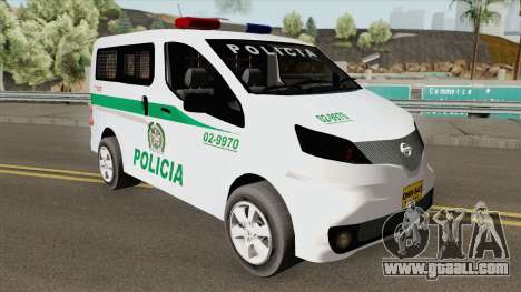 Nissan NV200 (Patrullas Colombianas) for GTA San Andreas