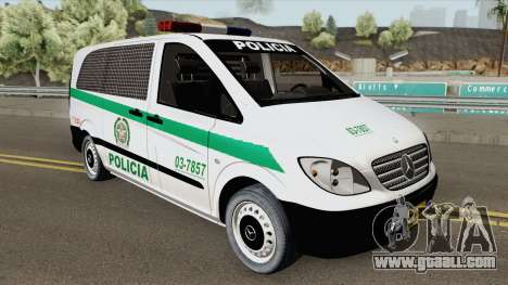 Mercedes-Benz Vito (Patrullas Colombianas) for GTA San Andreas