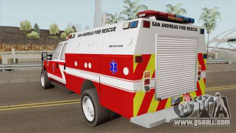 Ford F-250 San Andreas Fire Department 2011 for GTA San Andreas