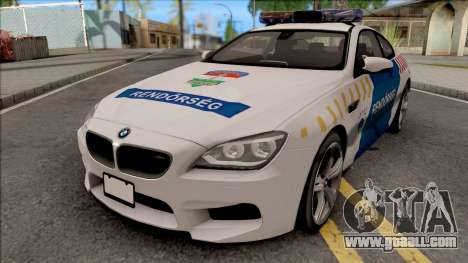 BMW M6 Magyar Rendorseg for GTA San Andreas