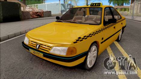 Peugeot 405 GLX Taxi v4 for GTA San Andreas