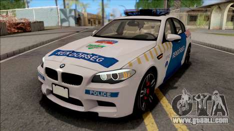 BMW M5 F10 Magyar Rendorseg for GTA San Andreas