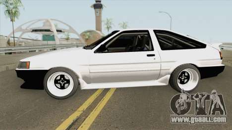 Toyota AE86 Levin 4A-GE for GTA San Andreas