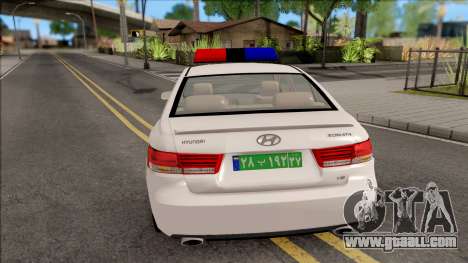 Hyundai Sonata 2009 Police for GTA San Andreas
